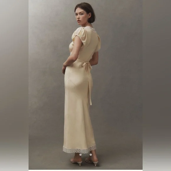 Reformation Clarisse Silk Midi Dress - Picture 2 of 4